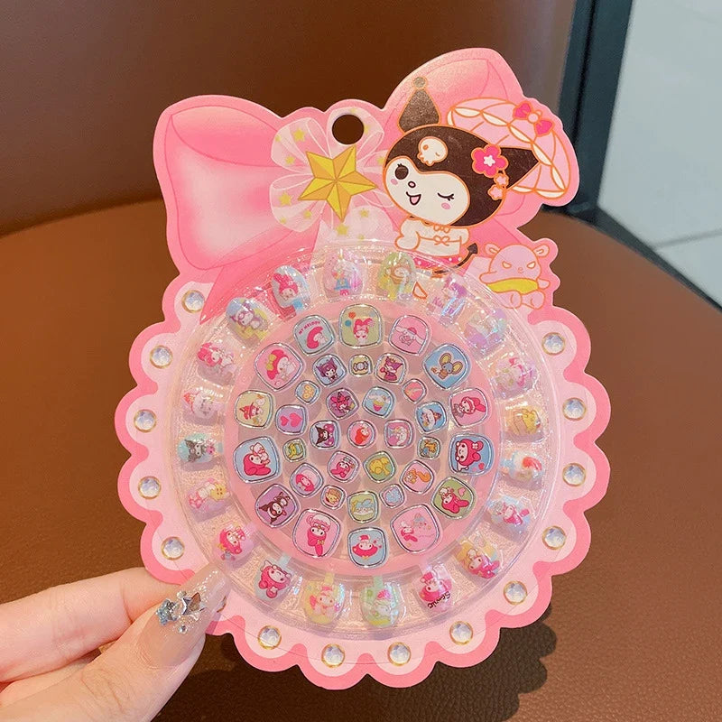 Kuromi Hello Kitty Nail Art Stickers – Non-Toxic Resin Nail Art Stickers Qme