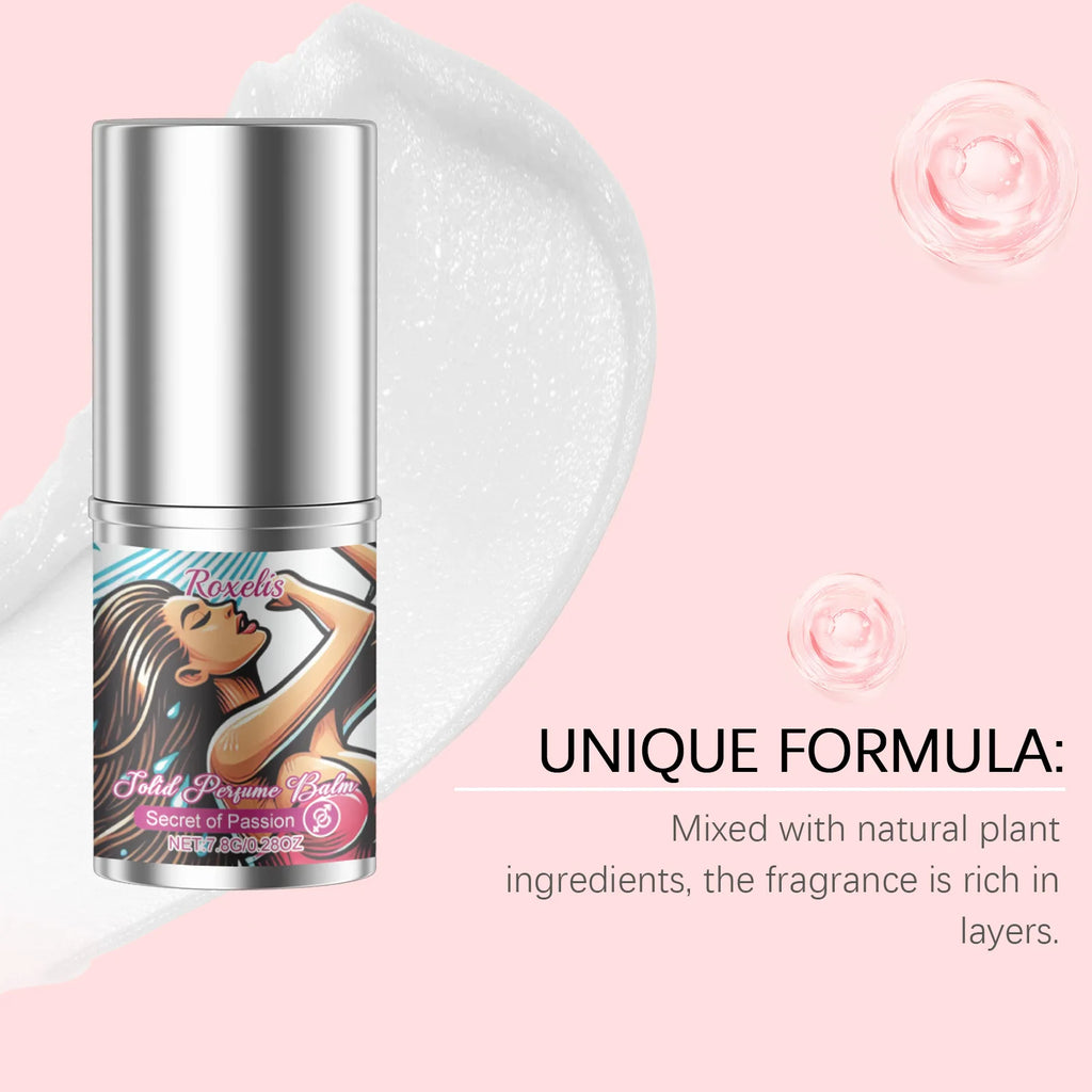 Unisex Solid Perfume Balm Stick – Alcohol-Free Floral Fragrance Solid Perfume Balm Qst