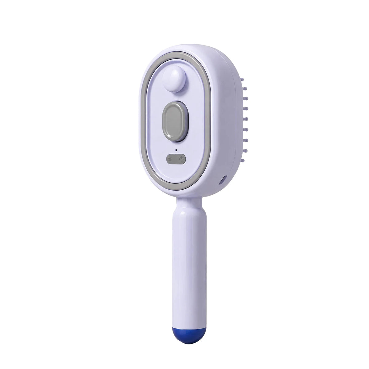 Xorita 3-in-1 Electric Mist Spray Scalp Massage Steam Hair Brush Electric Hair Brush Qst Round Purple USB Type-C