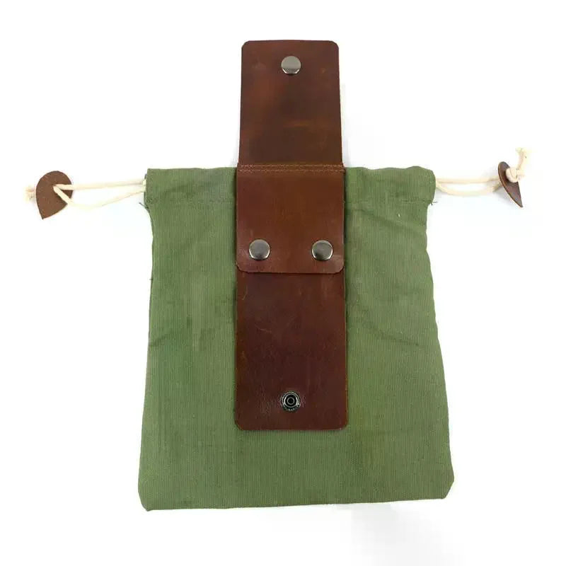 PU Leather Foldable Outdoor Waist Bag & Hanging Organizer Foldable Waist Bag Qme