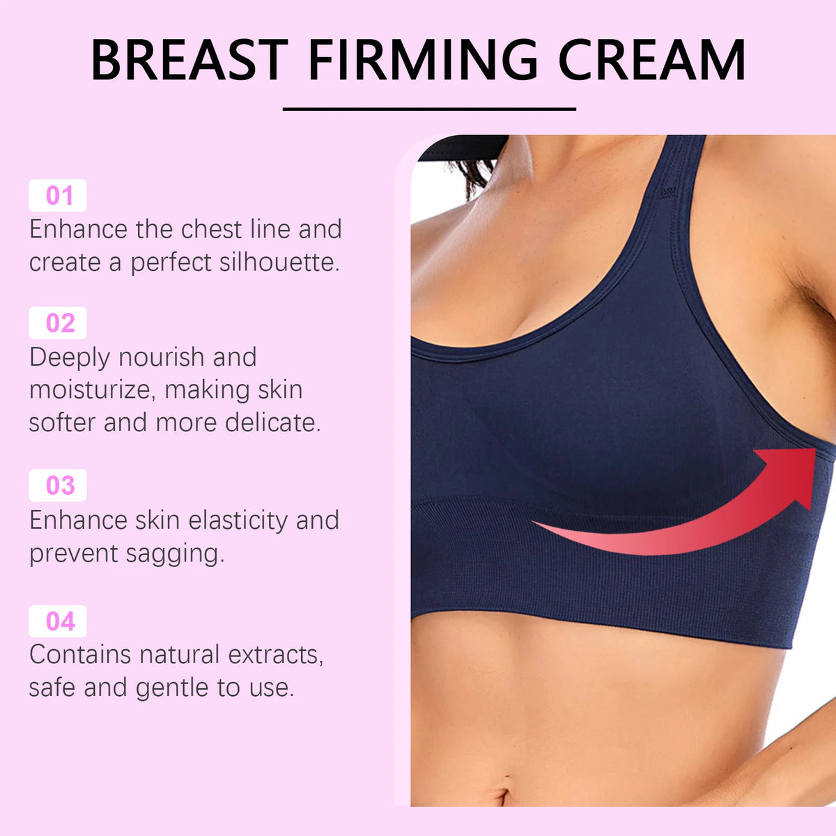 OceAura Breast Firming & Lifting Cream 50g | Bust Care Body Firming Cream Qst