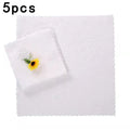 5-Pack Non-Shedding Dishcloths | Kitchen Cleaning Cloths Kitchen Cleaning Cloths Qme WHITE