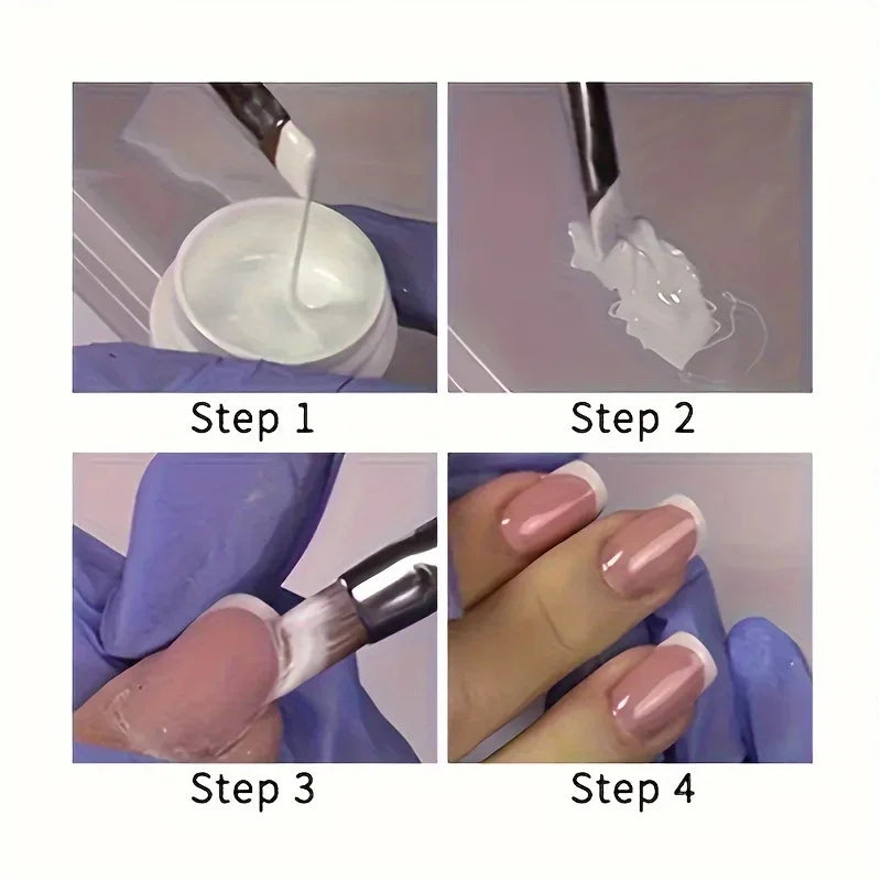 3-Piece Nail Gradient Brush Set – Acrylic Dipping & Liner Pens Nail Art Brush Set Qme