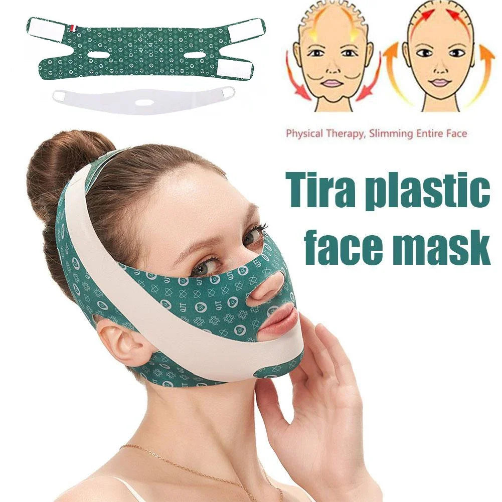 Adjustable V-Shape Face Lifting Bandage | Chin Sculpting Wrap Face Lifting Wrap Qme