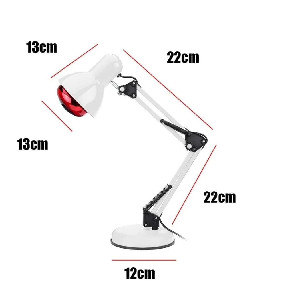 150W Infrared Light Therapy Lamp – E27 Heat Lamp 110-220V Infrared Therapy Lamp Qst