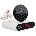 Target Alarm Clock Gun LED Display Personalized Ringtones Novelty Alarm Clock Qme WHITE