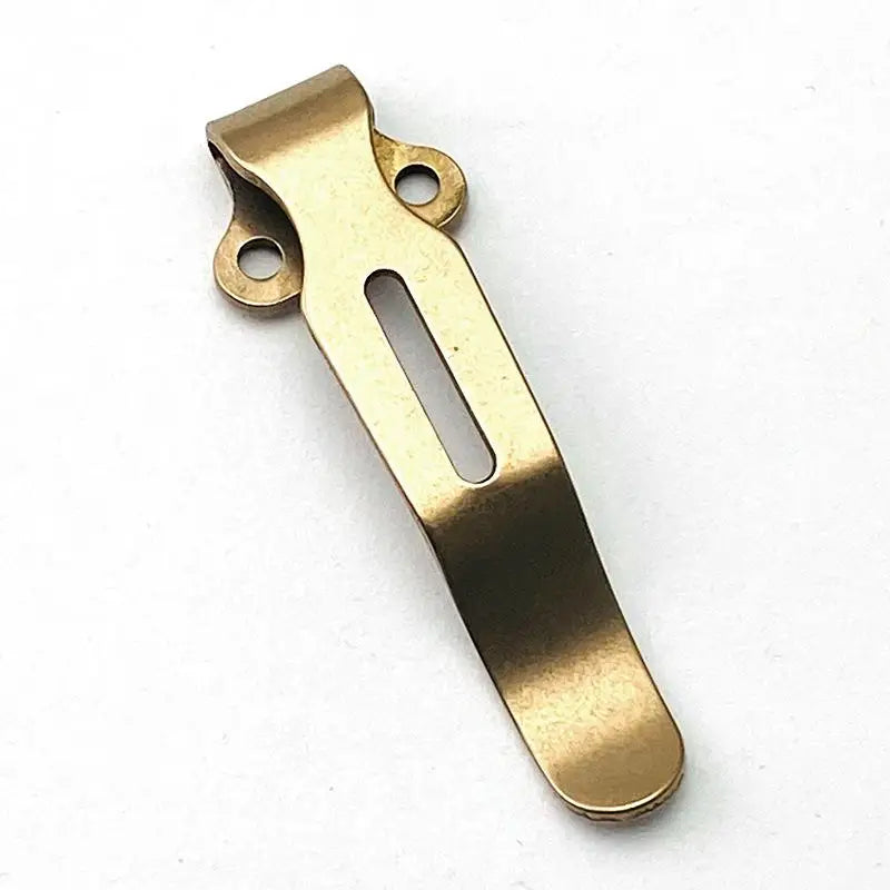 Stainless Steel Pocket Knife Back Clip for Benchmade 535 Bugout Knife Clip Accessory Qst Gold 1 pcs