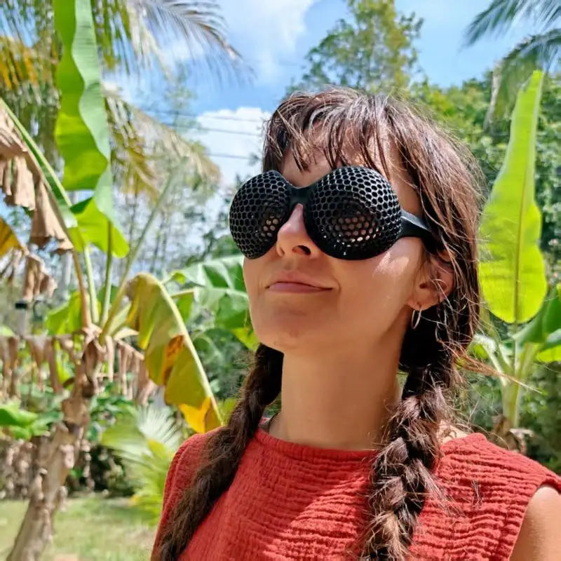 3D Printed Insect Compound Eye Glasses – Halloween Eyewear Novelty Fashion Glasses Qst