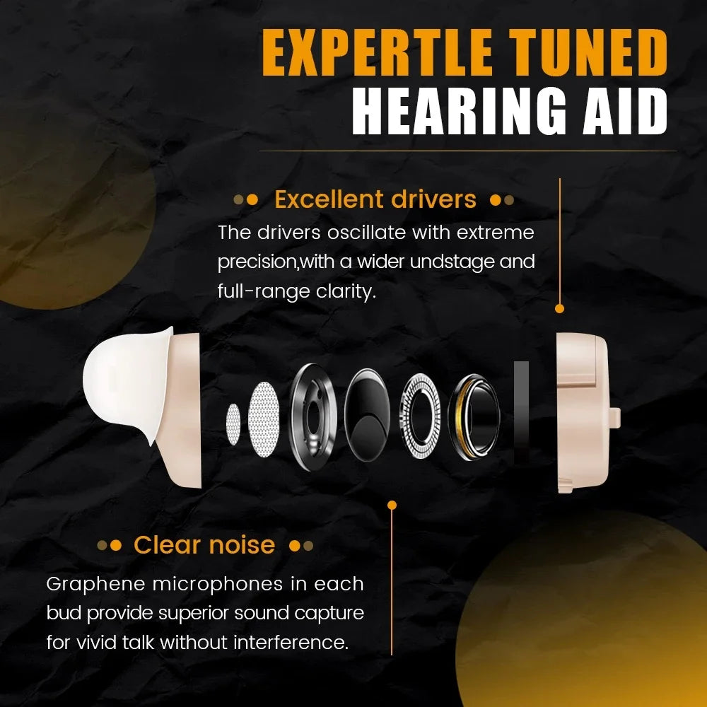 XceeFit ITE Mini Digital Hearing Aid – Smart Sound Amplifier Digital Hearing Aid Qst