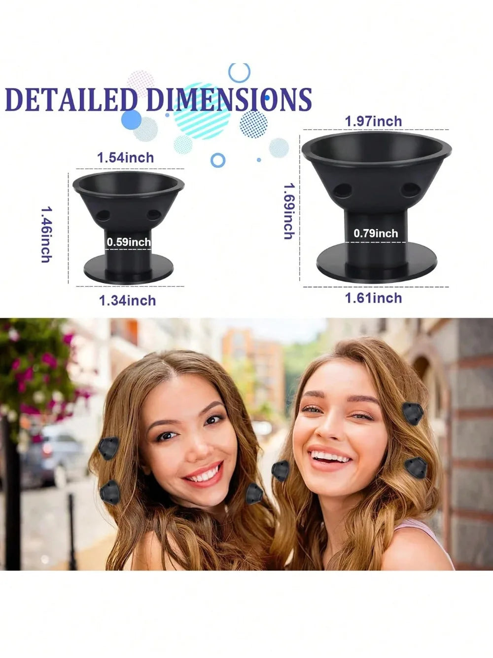 10 Silicone Heatless Hair Rollers – Reusable No-Heat Curlers Heatless Hair Rollers Qme