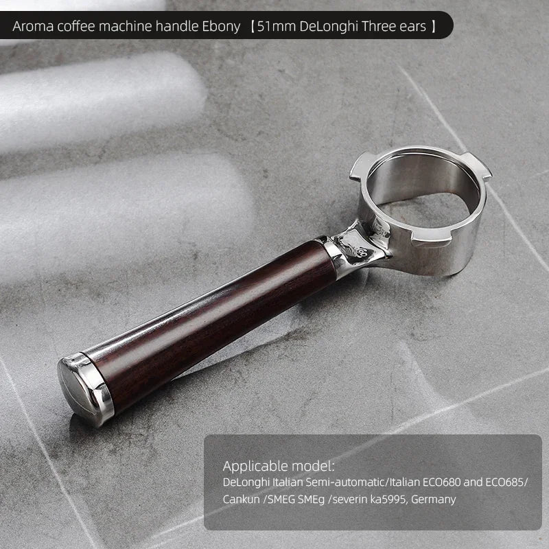 Bincoo Walnut Bottomless Portafilter 58mm – Open Espresso Handle Bottomless Portafilter Qst Ebony 51mm 3ears A