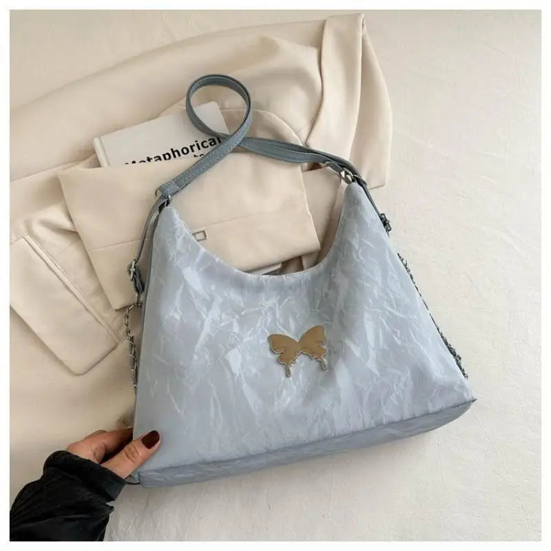 Women's Butterfly Shoulder Crossbody Dual-Use Bag | 5 Colors Crossbody Shoulder Bag Qme Blue