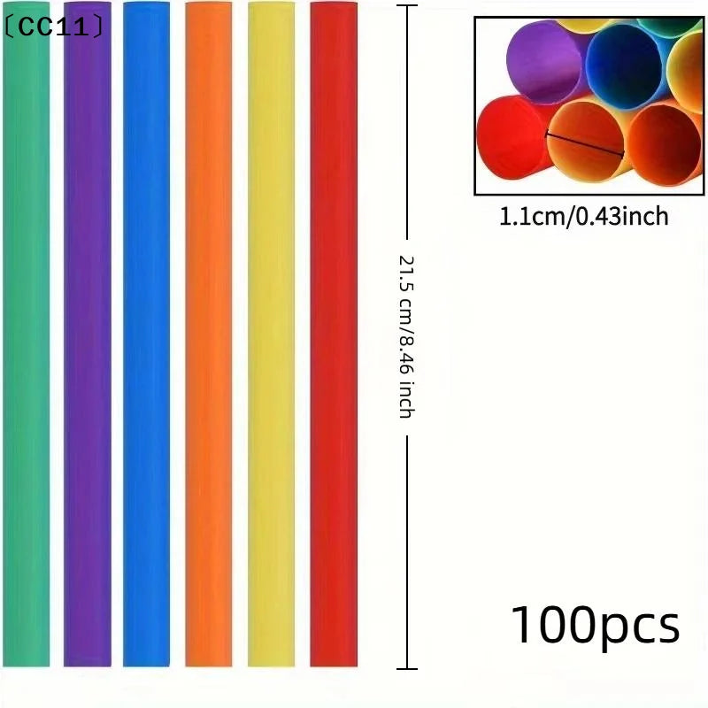Reusable Wide PP Straws for Milk Tea, Boba & Smoothies Reusable Wide Straws Qme