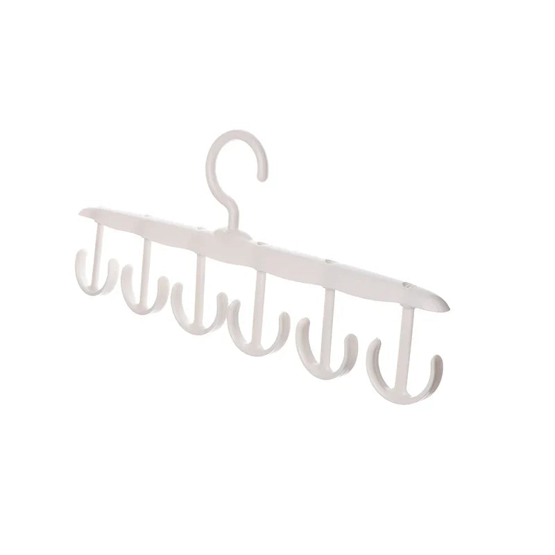 12-Hook Rotating Closet Organizer for Belts, Hats & Bags Closet Organizer Rack Qme one size