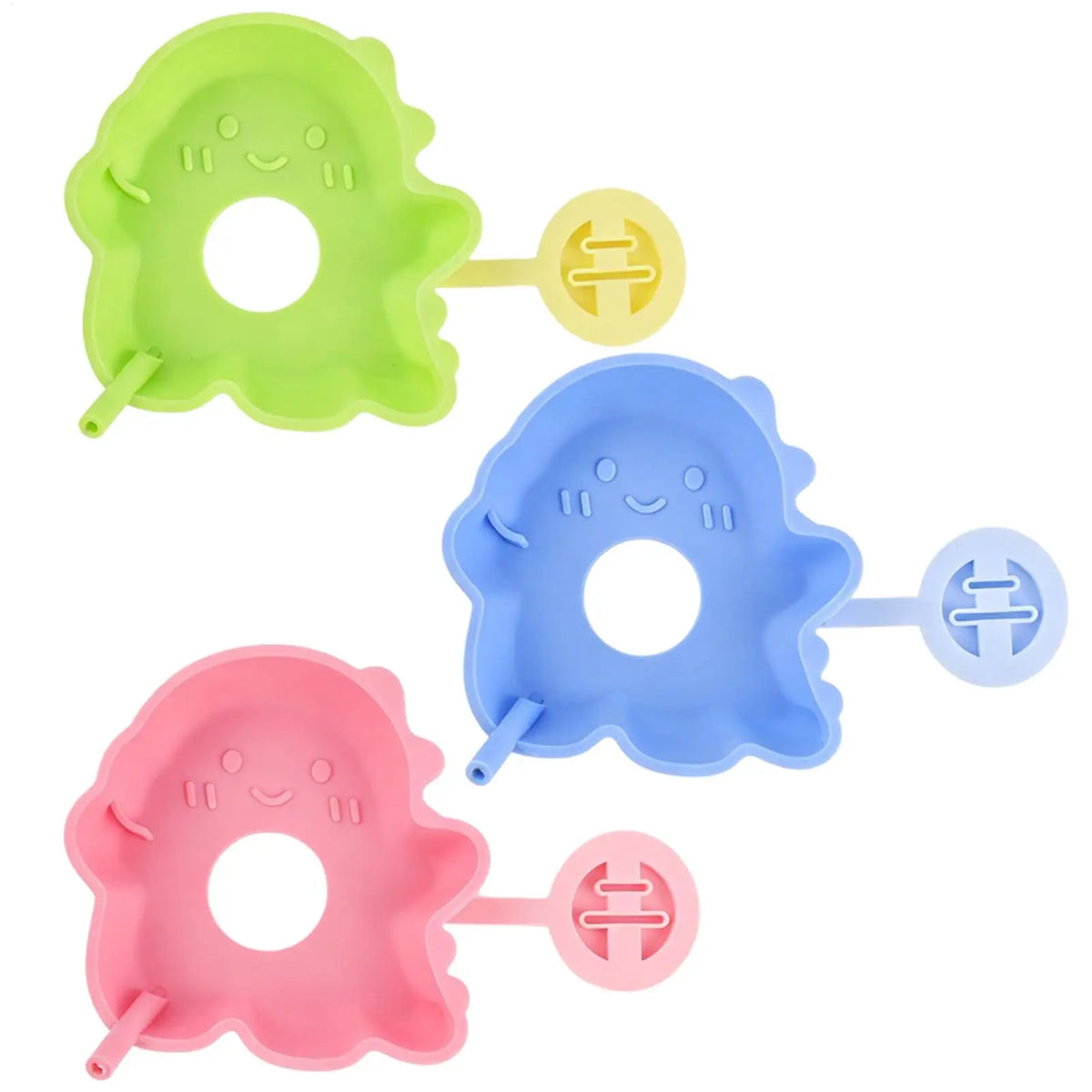 Kids Reusable Silicone Ice Pop Holders – Anti-Drip Leak-Proof Ice Pop Holder Qme