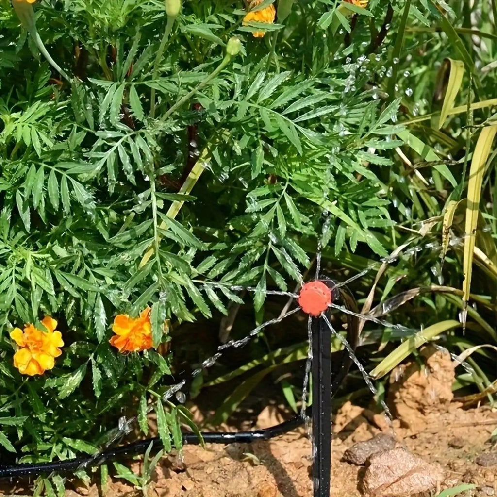 33ft Garden Drip Irrigation System | Quick Connect Hose Kit Drip Irrigation Kit Qme