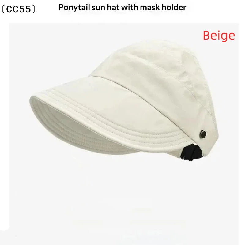 Foldable Wide Brim Sun Hat – Adjustable Quick-Dry Unisex Cap Wide Brim Sun Hat Qst