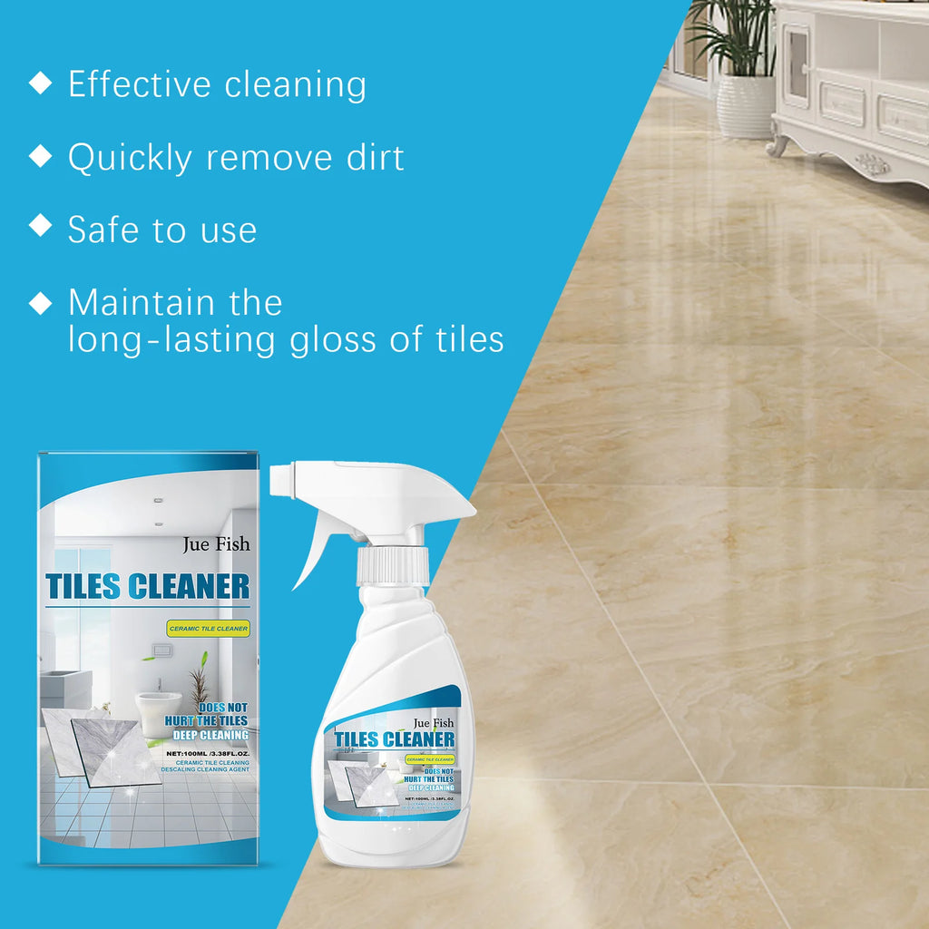100ml Marble & Tile Cleaner Spray – Streak-Free, No Residue Tile Cleaner Spray Qst