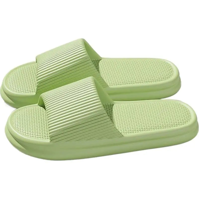 Women's Thick Platform EVA Slippers – Soft Sole Home Slides Platform EVA Slippers Qme 36 Green