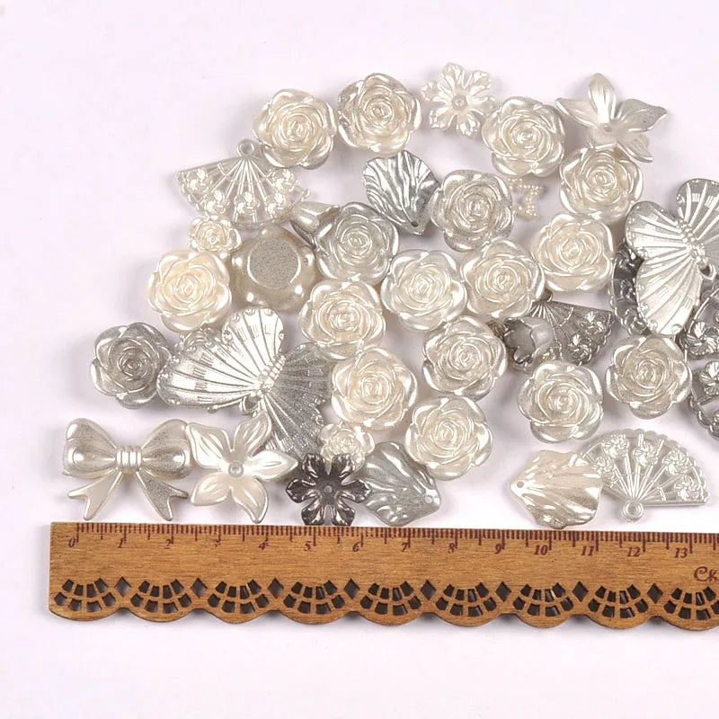 Flower Mermaid Mixed Resin Cabochons Flatback Embellishments Craft Embellishments Qme 7