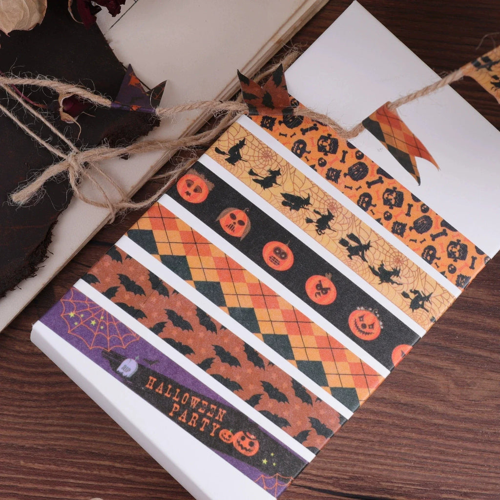 24 Rolls Halloween Washi Tape Set – Decorative Masking Tape Decorative Washi Tape Qme