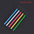 Colorful Cylindrical Needle Threader Sewing Tool – 6 Colors Needle Threader Qme Multicolor 10pcs