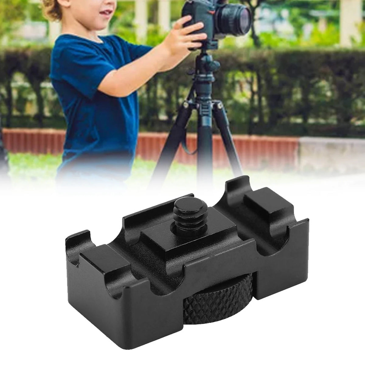 Aluminum Alloy DSLR Tether Cable Clamp USB Lock Clip Camera Cable Clamp Qst