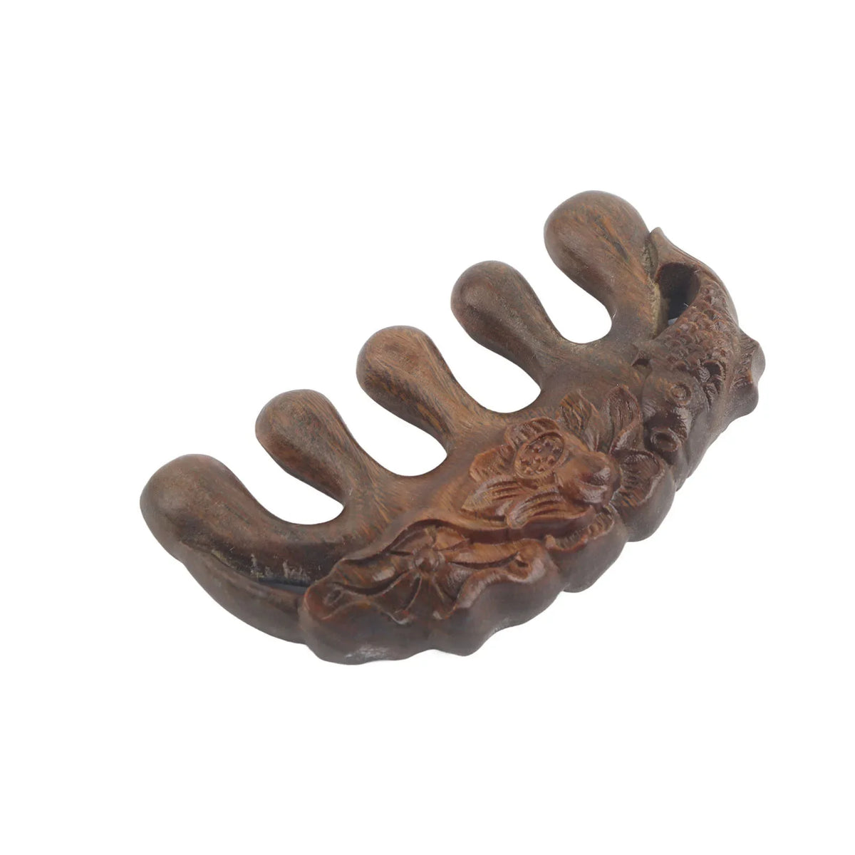 Wide Tooth Sandalwood Scalp Massage Comb – Head & Neck Scalp Massage Comb Qme