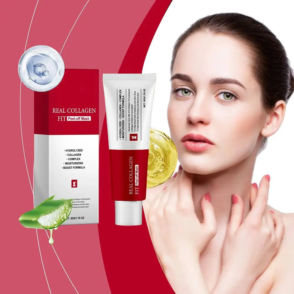 Collagen Peel-Off Face Mask – Deep Moisture & Glowy Skin Peel-Off Face Mask Qme