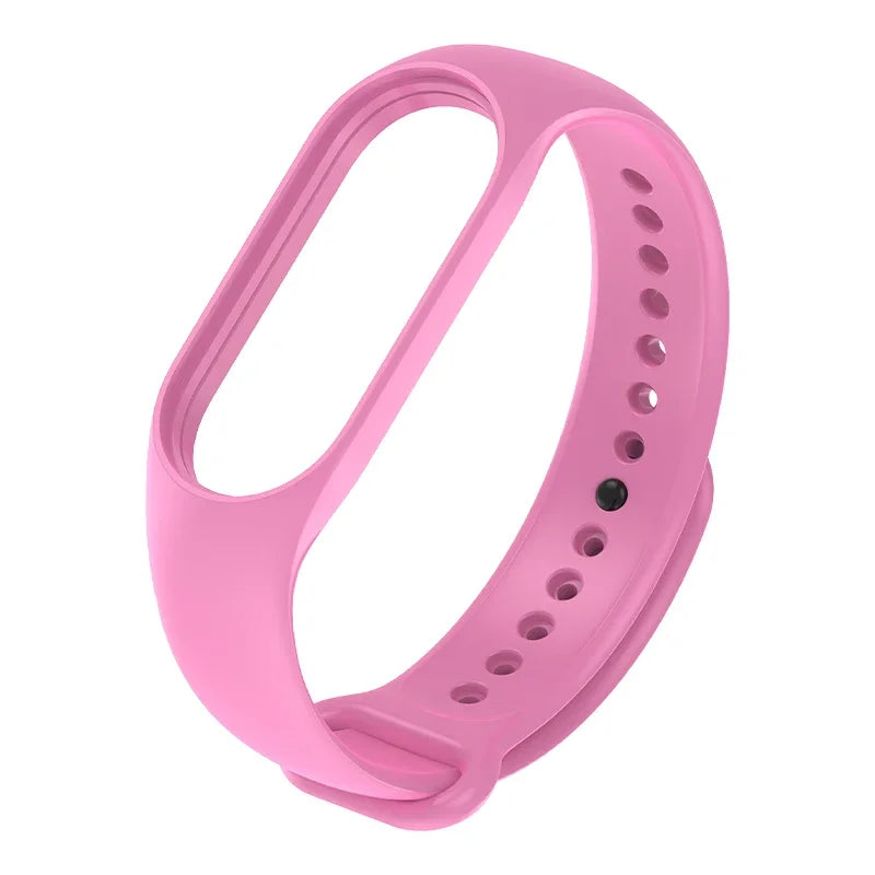 Silicone Strap for Xiaomi Mi Band 3 4 5 6 7 | 43 Colors