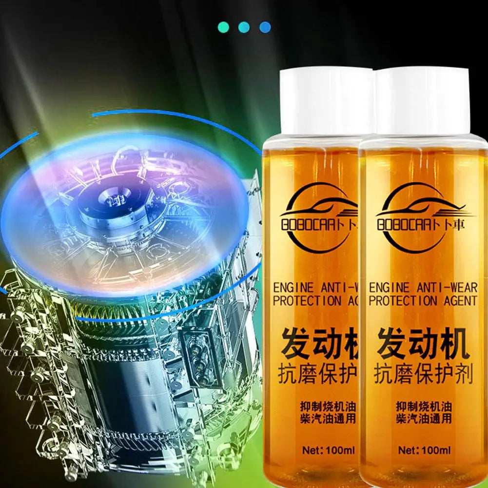 Engine Anti-Wear Additive – Friction Reducer & Quiet Engine Oil Engine Oil Additive Qme