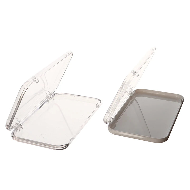 Clear Press-On Nail Storage Box with Lid | Salon Organizer Nail Storage Case Qst