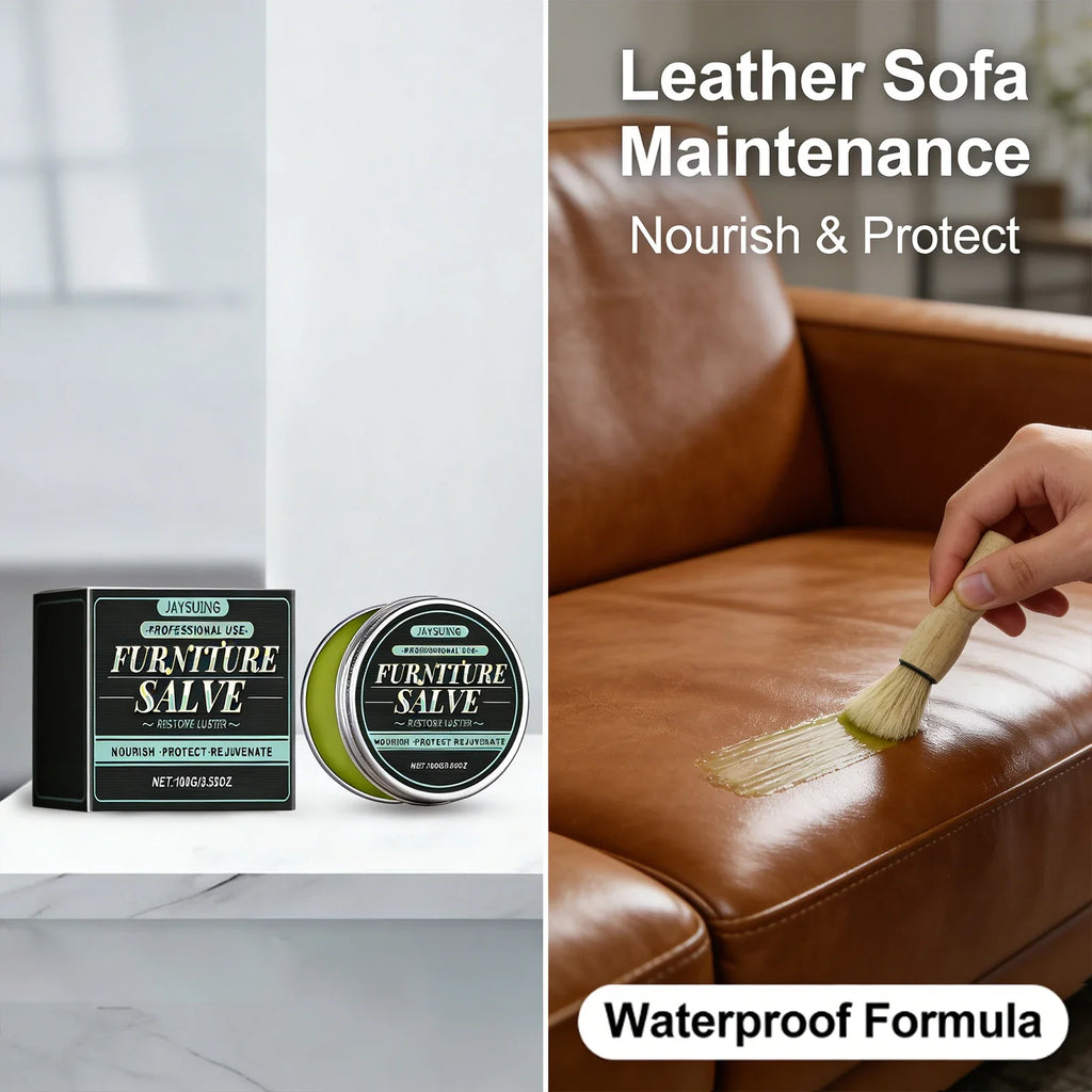 Leather Furniture Care Ointment – Nourishing Fiber Restorer Leather Care Conditioner Qme