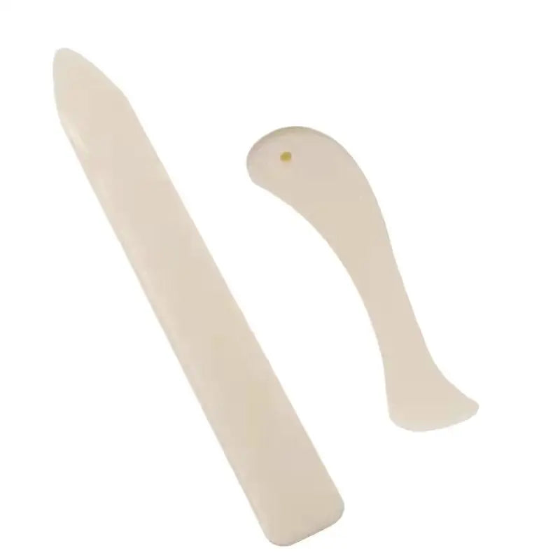 2-Piece Bone Folder Set – Paper & Leather Creasing Tool Bone Folder Tool Qst