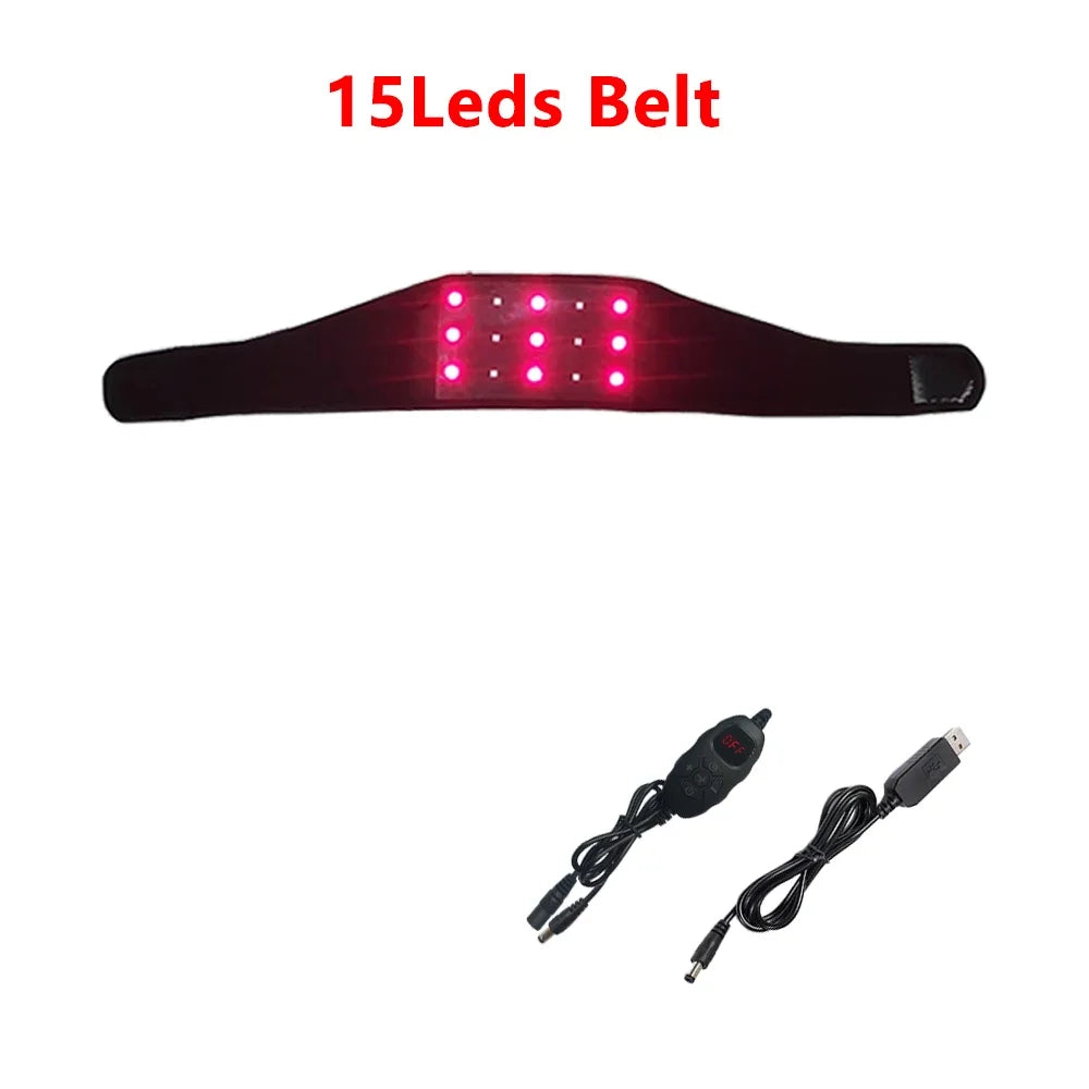 Red & Infrared Light Therapy Belt 660nm 850nm Slimming Wrap Light Therapy Belt Qst CC15 NO BOX