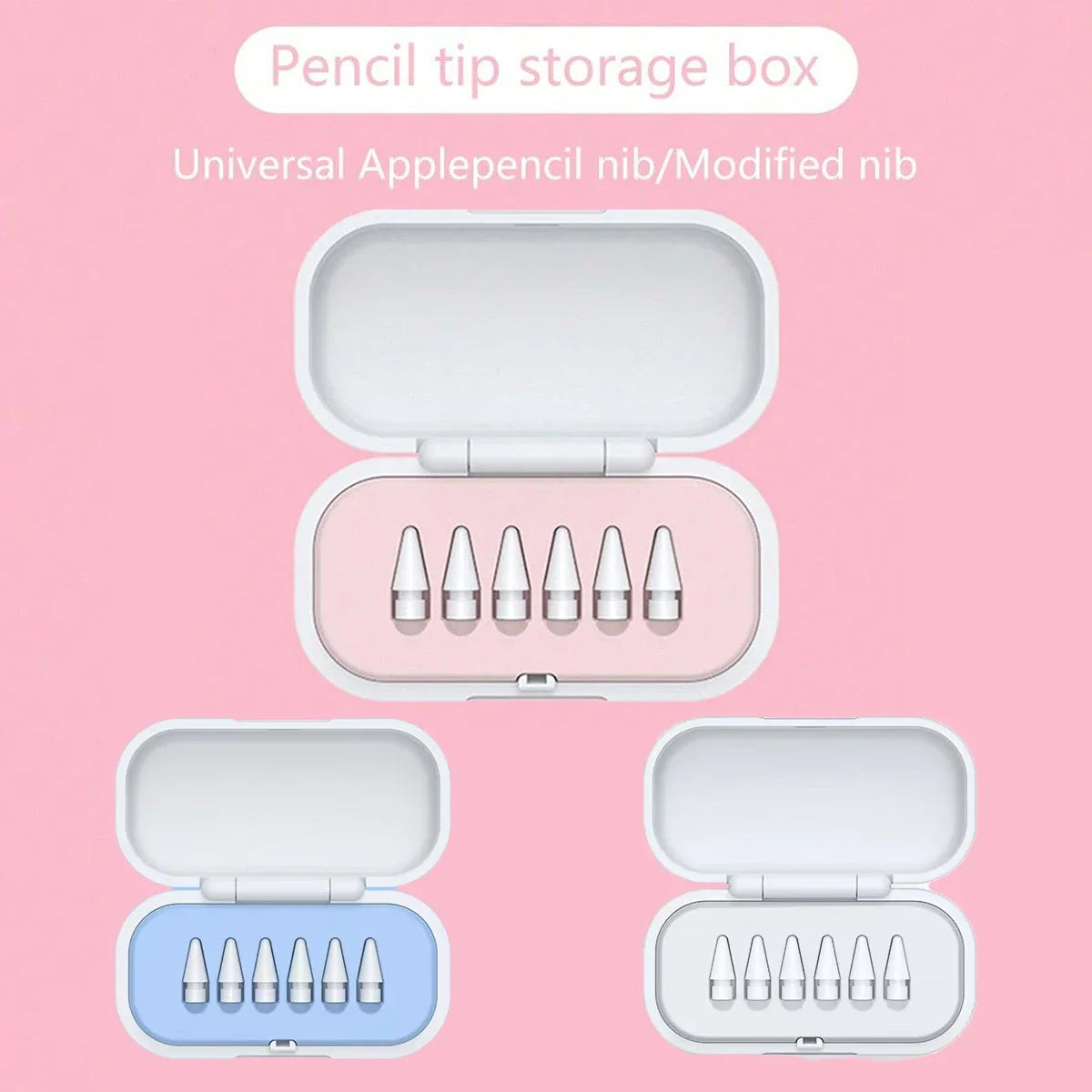 Apple Pencil Tip Storage Box – Compatible Gen 1 & 2 Pencil Tip Storage Box Qme