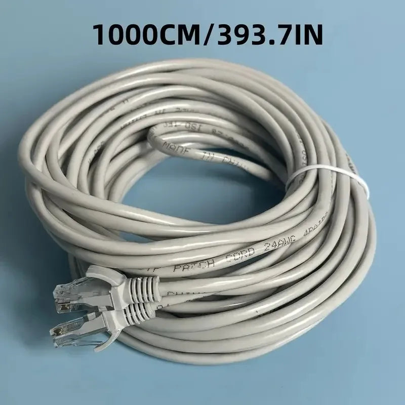 Cat5e Ethernet Cable 1m Crystal RJ45 Head – High-Speed Network Ethernet Patch Cable Qme