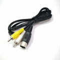 RCA AV Cable for SEGA Mega Drive 1 – 1.8m, 5-Pack AV Game Console Cable Qme 5PCS