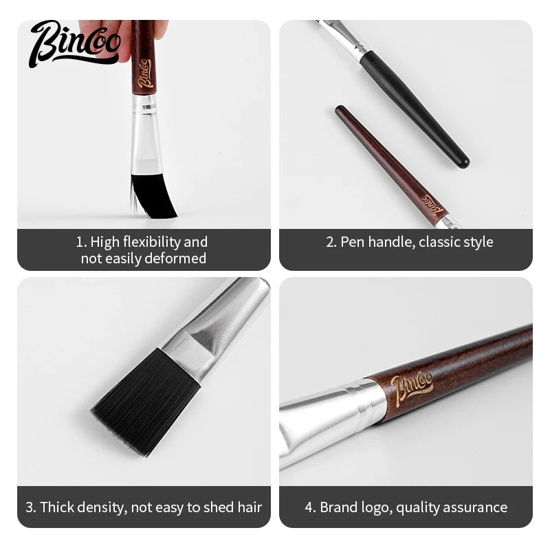 Bincoo Espresso Cleaning Brush – Wood Handle Barista Tool Coffee Cleaning Brush Qst