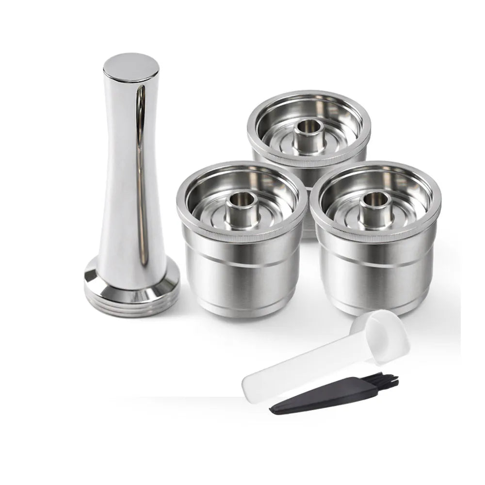 Reusable Stainless Steel Pods for Illy iPerespresso X7 Y3 Y5 Reusable Coffee Pods Qst 3cups 1t