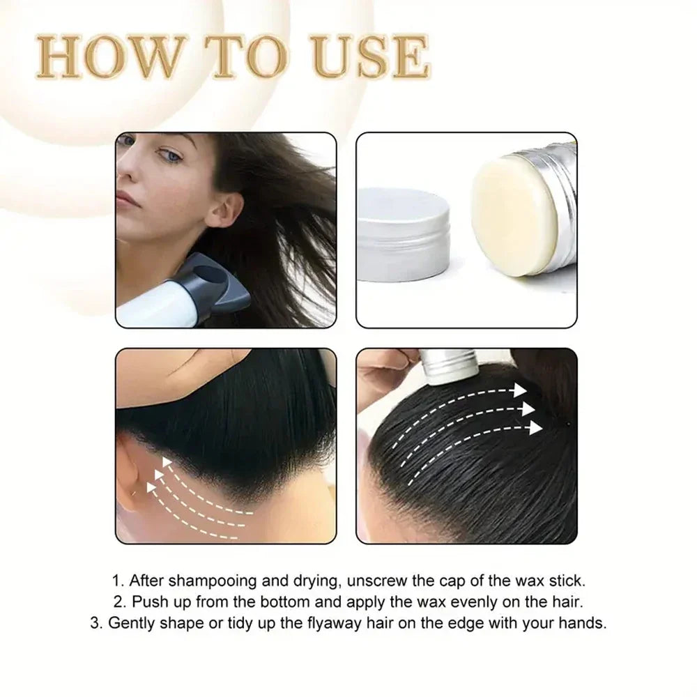 Hair Wax Stick – Non-Greasy Styling Gel Cream | Qme Hair Wax Stick Qme