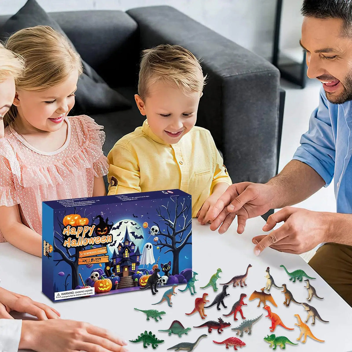 24-Day Halloween Advent Countdown Calendar Figures & Dolls Decor Halloween Advent Calendar Qme