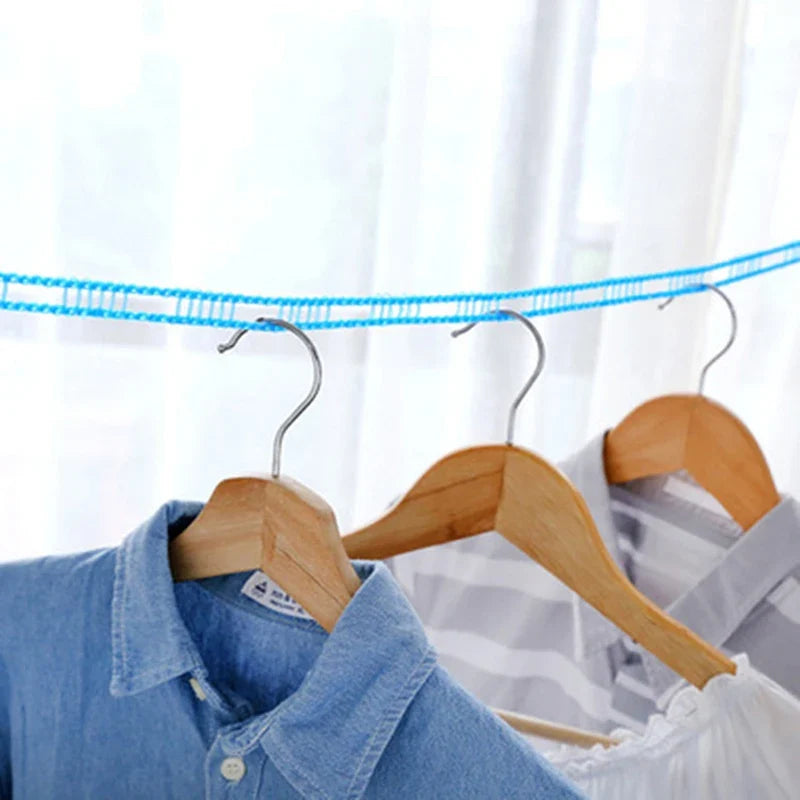 Windproof Travel Clothesline 3–10 Meters | Nylon Drying Line Travel Clothesline Qme