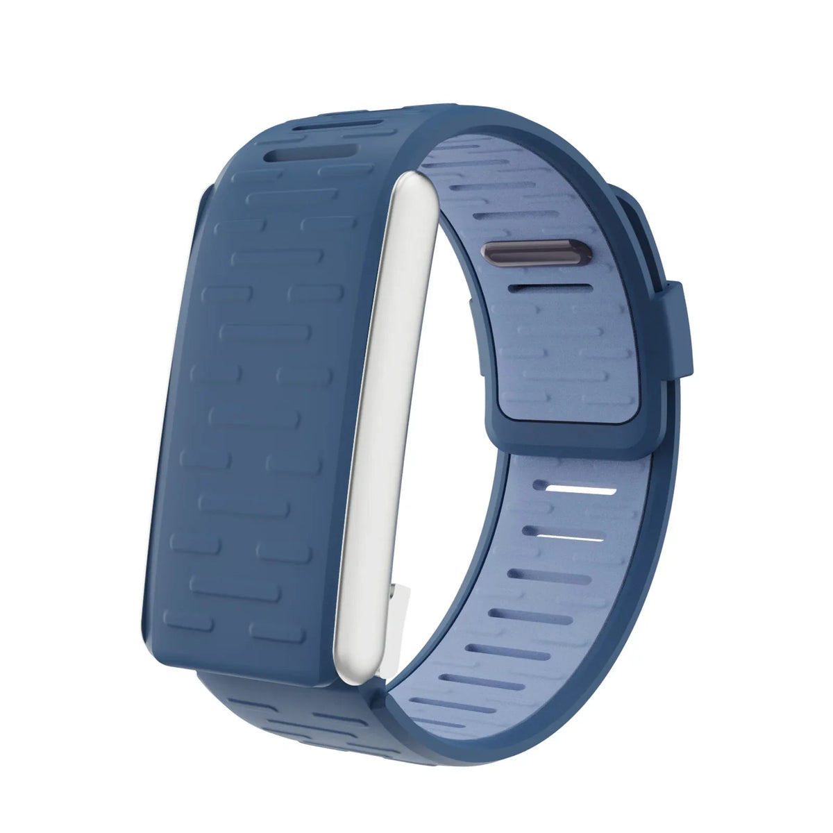 Silicone Sport Band for Whoop 5.0 – Adjustable Replacement Strap Fitness Tracker Band Qme Blue-5.0
