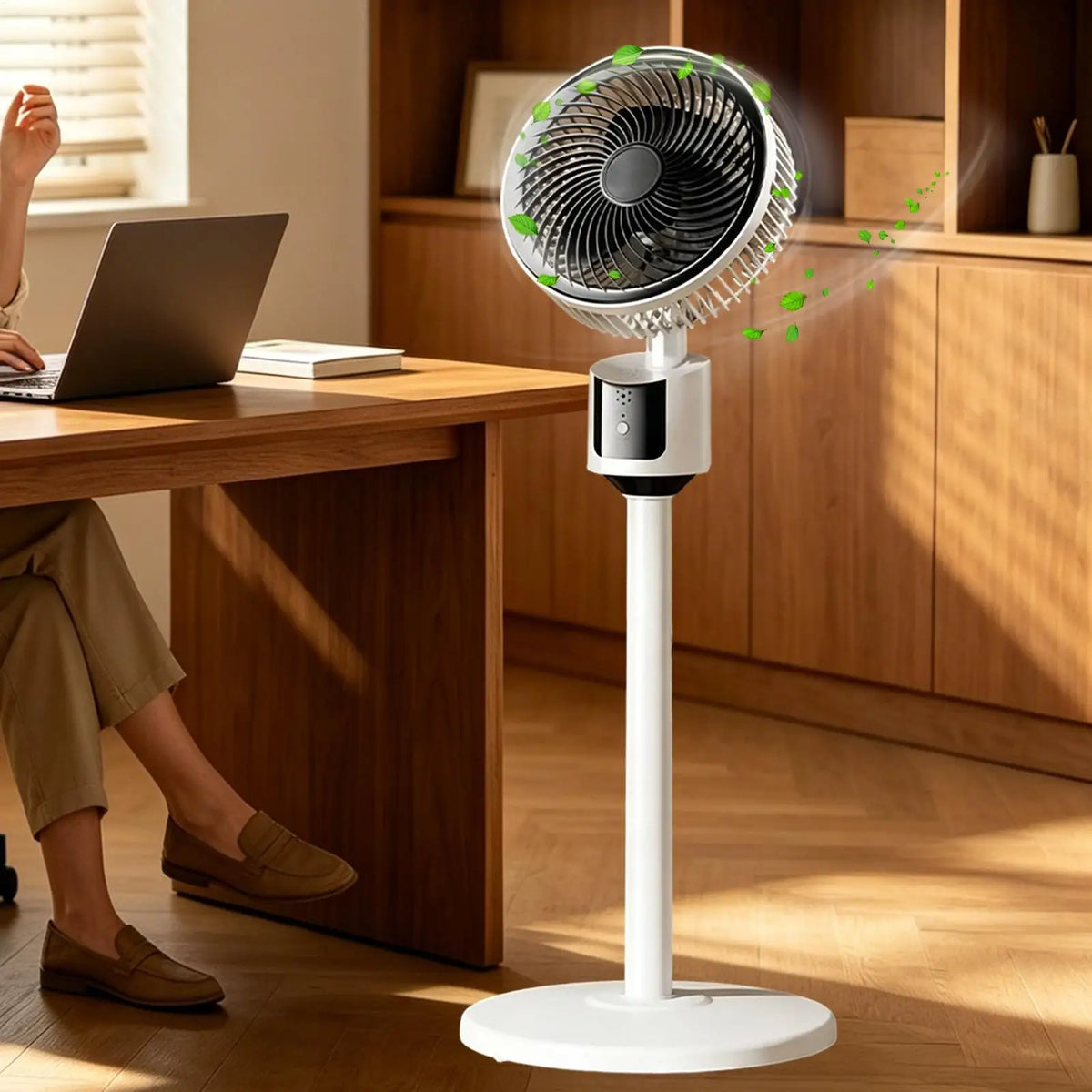 Heavy Duty Quiet Air Circulation Fan – Bedroom, Office & Dorm Air Circulation Fan Qme