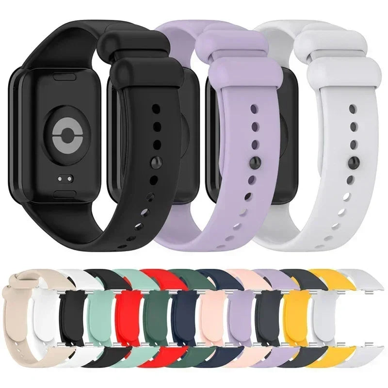 Xiaomi Mi Band 8 Silicone Strap & Protective Case – 31 Colors Smartband Strap & Case Qme