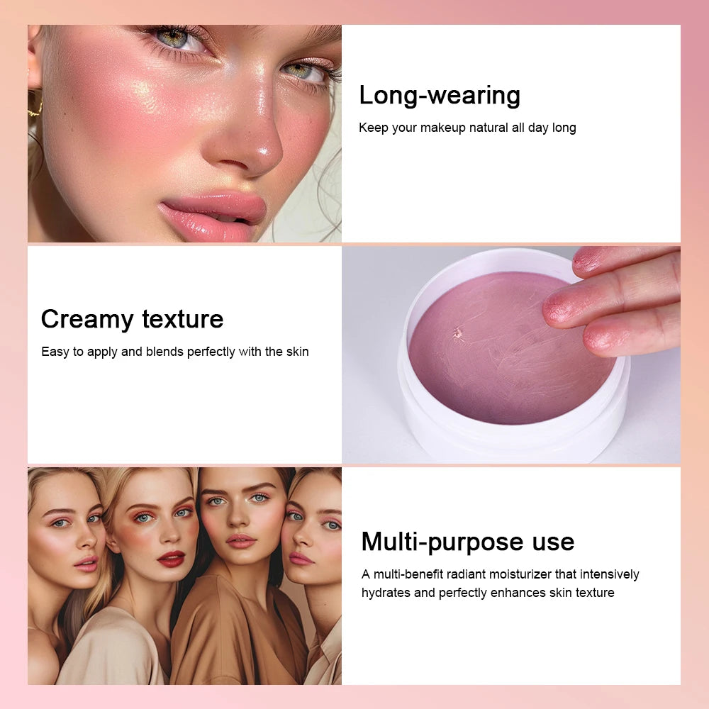 Lakerain Miracle Balm – Vitamin E Facial Highlighter & Blush Multi-Use Face Balm Qst