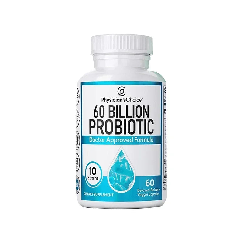 60 Billion Probiotics – Gut & Digestive Health Supplement Probiotic Supplement Qst 60count-1 bottle