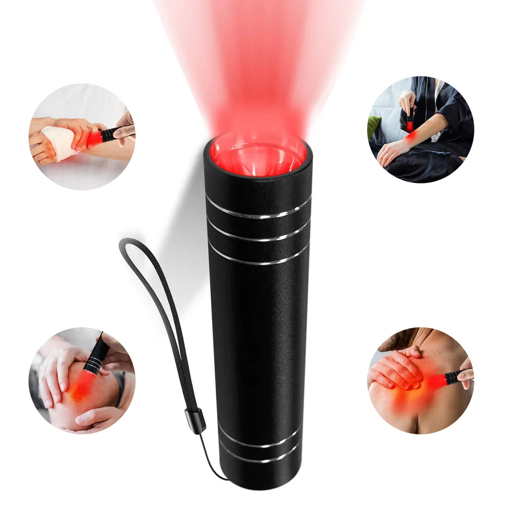 Red & Infrared Light Therapy Torch 660nm 850nm | Vilnason Light Therapy Device Qst