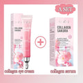 Sakura Collagen Eye Cream – Firm, Brighten & Hydrate Eye Cream Qme 1 set